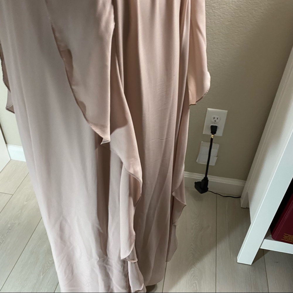 BCBGMaxazria Kollin Mauve Rose Maxi Dress Sz S - Picture 9 of 16
